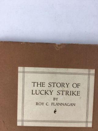 The Story of Lucky Strike 1939 York Worlds Fair Book Illustrated 2
