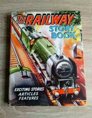 The Railway Story Book Rare Vintage Children 