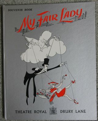 1958 Souvenir Book My Fair Lady Theatre Royal Drury Lane Julie Andrews C Beaton