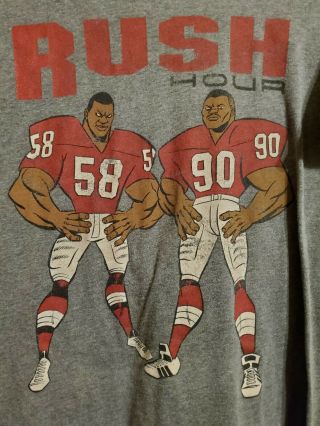 Nfl Kansas City Chiefs Vintage T Shirt Derrick Thomas Neil Smith Size L