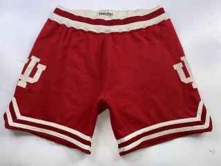 Vintage Indiana University Iu Hoosiers Ncaa Basketball Shorts Size 40