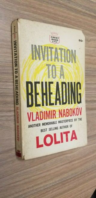 Invitation To A Beheading,  Vladimer Nabokov,  Paperback,  First Crest Printing