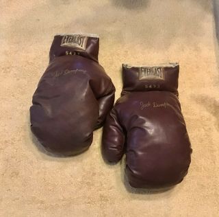 Vintage Jack Dempsey Everlast Boxing Gloves Model 5433