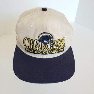 San Diego Chargers Vintage 1994 Afc Champions Bowl Xxix Nfl Snapback Hat