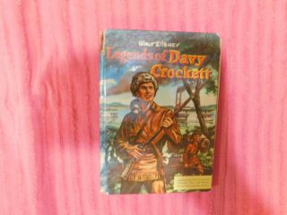 Walt Disney Legends Of Davy Crockett (1955,  Hardcover) Whitman Classic