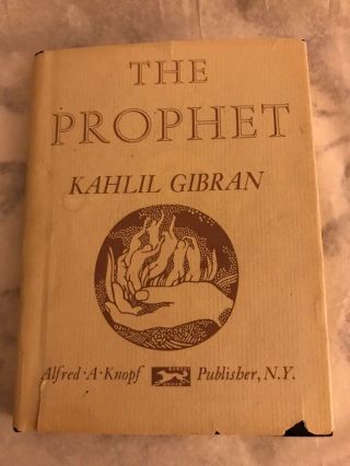 The Prophet Pocket Hardcover Kahlil Gibran 1989