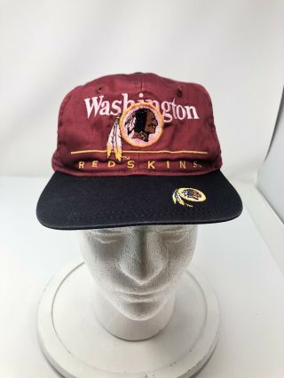 Vintage Washington Redskins Eastport Nfl Snapback Hat Large Logo Stitched