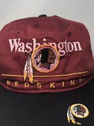 Vintage Washington Redskins Eastport NFL Snapback Hat Large Logo Stitched 2