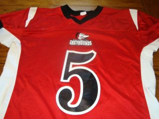 Ohio Valley Greyhounds 5 Football Jersey By Speedline Athletic Wear - Size Xl