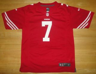 Colin Kaepernick Nike San Francisco 49ers Red Jersey - Youth Large L 14 - 16