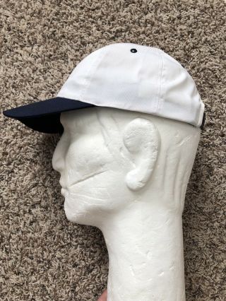 Vintage York Islanders White Blue Snapback Hat VTG 3