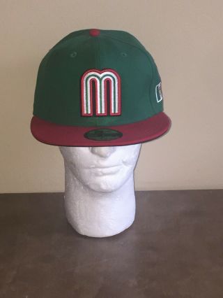 Era 59fifty Cap Mexico World Baseball Classic Fitted Hat Green Red