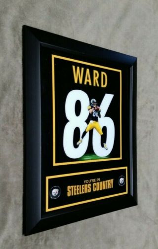 Pittsburgh Steelers Hines Ward 8x10 Framed Jersey Photo