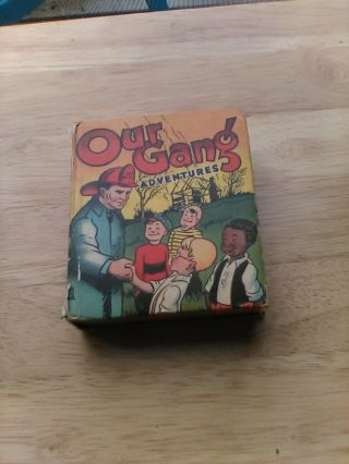 1937 " Our Gang Adventures " Whitman Better Little Book Blb