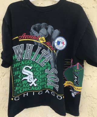 Vintage 90’s Chicago White Sox Around The Horn Salem Sportswear T Shirt Size L