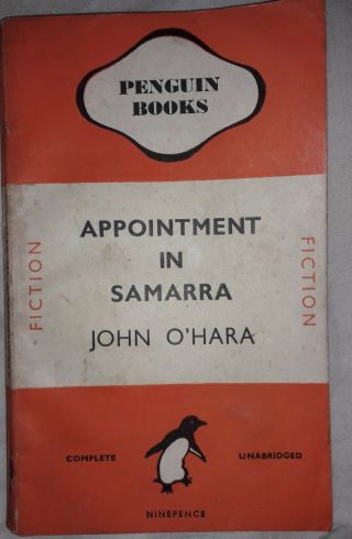 Appointment In Samarra - John O 