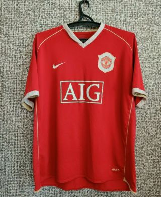 Manchester United England Football Shirt Soccer Jersey 2006 Mufc Mens Size Xxl
