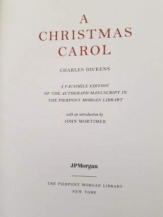 Charles Dickens - A CHRISTMAS CAROL - Facsimile Edition of the Autograph Manuscript 2