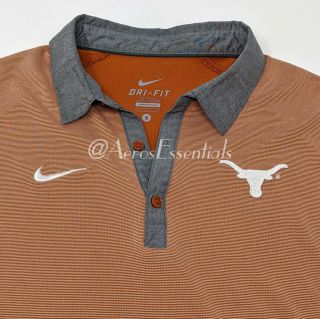 Nike Dri - Fit Ut Texas Longhorns Coaches Polo Shirt Mens S