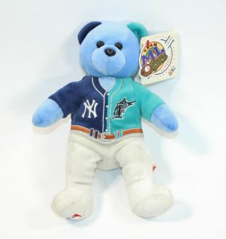 Rare Miami Florida Marlins York Yankees World Series Teddy Bear Collectible