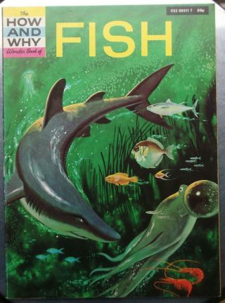 The How And Why Wonder Book Of Fish Transworld 1971 Pb