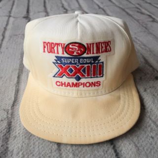 Vintage San Francisco 49ers Bowl Xxix Champions Snapback Hat Niners
