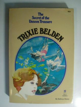 Trixie Belden 19,  Secret Of The Unseen Treasure,  Kathy Kenny,  Paperback,  1977