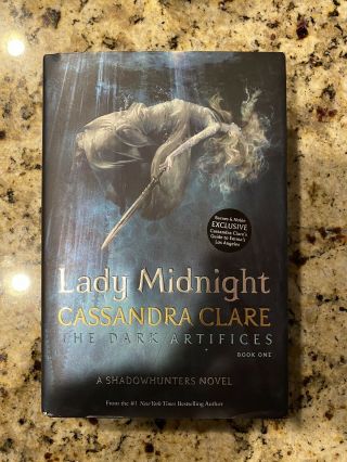 Signed - Lady Midnight By Cassandra Clare (2016 - Hardcover) First Edition