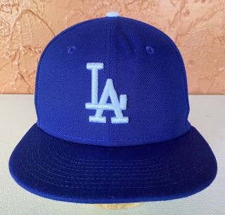 Los Angeles Dodgers Era On - Field Cap Exclusive For Players Fitted Hat 7 1/2