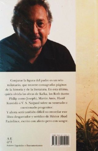 Libro,  El Olvido Que Seremos De Héctor Abad Faciolince.  (Spanish Edition) 2