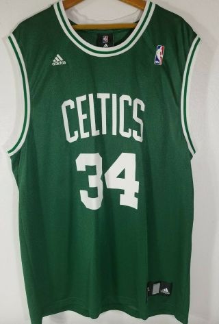 Adidas Paul Pierce Green Boston Celtics Nba Swingman Jersey Mens Xl
