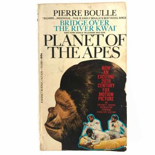 Pierre Boulle Planet Of The Apes Paperback Movie Tie - In Vg 7th 1968 Signet P3399