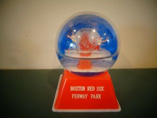 Vintage Boston Red Sox Fenway Park Baseball Snow Water Globe