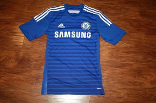 Adidas Climacool Chelsea Football Club Samsung Blue/white Jersey Sz S