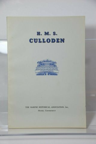 1961 H.  M.  S.  Culloden By The Marine Historical Association Inc. ,  Mystic,  Ct