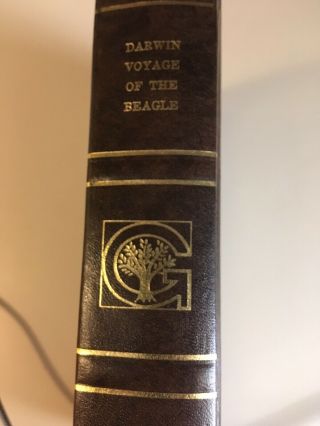 Darwin Voyage Of The Beagle Harvard Classic Collector’s Edition 1990 Leather