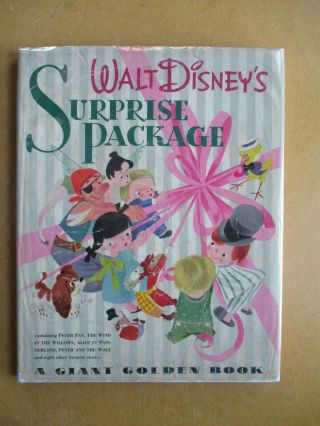 (Giant Golden Book) Walt Disney ' s SURPRISE PACKAGE (1945,  3rd printing) 2