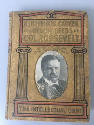 1910 Illustrious Career And Heroic Deeds Of Col.  Roosevelt The Intelligent Giant