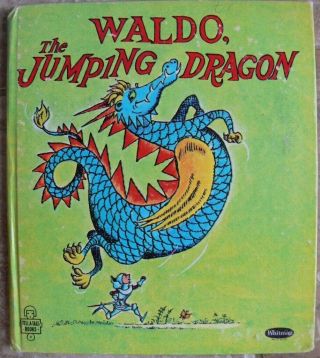 Vintage Whitman Tell - A - Tale Book Waldo,  The Jumping Dragon 1964 Very Good