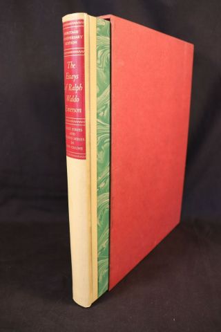 The Essays Of Ralph Waldo Emerson 1934 Heritage Press W/ Sandglass & Slipcase