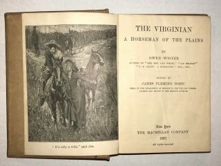 The Virginian By Owen Wister - The Macmillan Company