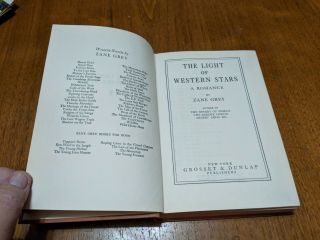 Zane GREY / The Light of Western Stars 1942 Classic Western 3