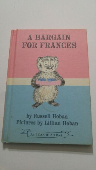 A Bargain For Frances By Russell Hoban Hc 1st Edition 1970 An I Can Read Book