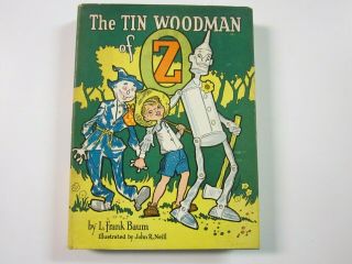 The Tin Woodman Of Oz By L.  Frank Baum - Illustrated By Dale Ulrey Dj/hc