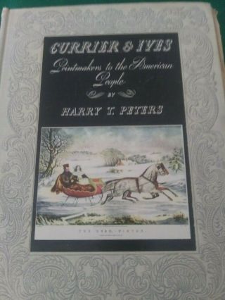 1942 Currier And Ives Printmakers To The American People By Harry T.  Peters