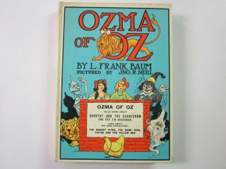 Ozma Of Oz By L.  Frank Baum Illustrated By John R.  Neill - Hard Cover 1950s