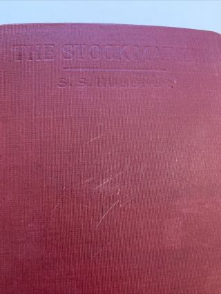 The Stock Market By S.  S.  Huebner,  Ph.  D 1930 First Edition Hardcover
