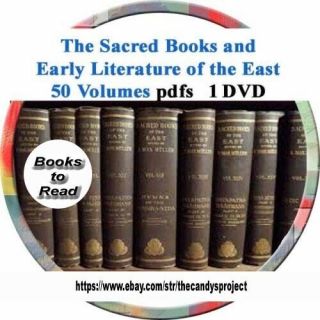 The Sacred Books Of The East And Early Literature Of The East Dvd 50 Volumes