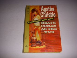 Death Comes As The End By Agatha Christie,  Cardinal C - 335,  1959,  Vintage Pb
