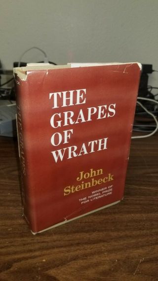 The Grapes Of Wrath By John Steinbeck 1939 Hardcover Viking Press Club Edition